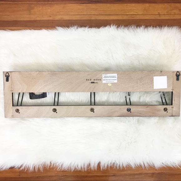 Rae Dunn FAMILY Coat Hooks Entryway - Picture 4 of 8